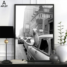 Lade das Bild in den Galerie-Viewer, Gute-Laune-Poster: Lama in New York