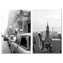 Lade das Bild in den Galerie-Viewer, Gute-Laune-Poster: Lama in New York